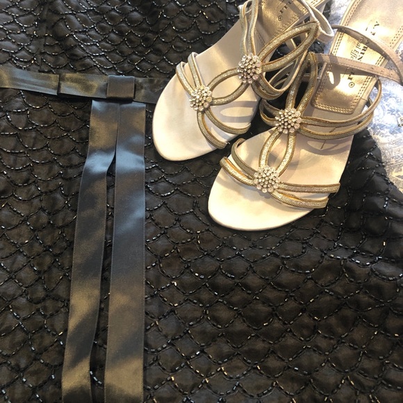 Silver crystal sandals - Picture 3 of 8
